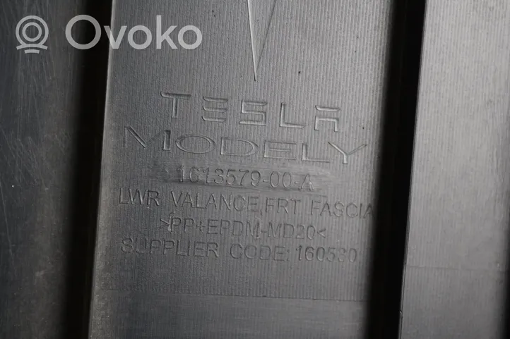 Tesla Model Y Lame de pare-chocs avant 161357900A