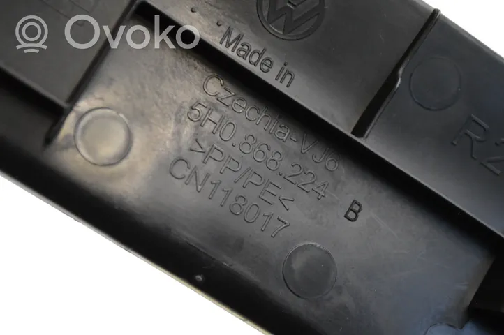 Volkswagen Golf VIII Kojelaudan hansikaslokeron lista 5H0868224B