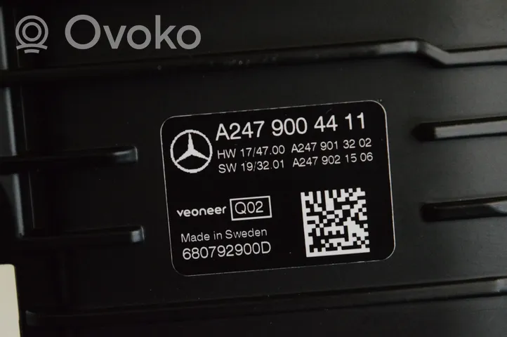 Mercedes-Benz CLA C118 X118 Caméra de pare-chocs avant A2479004411
