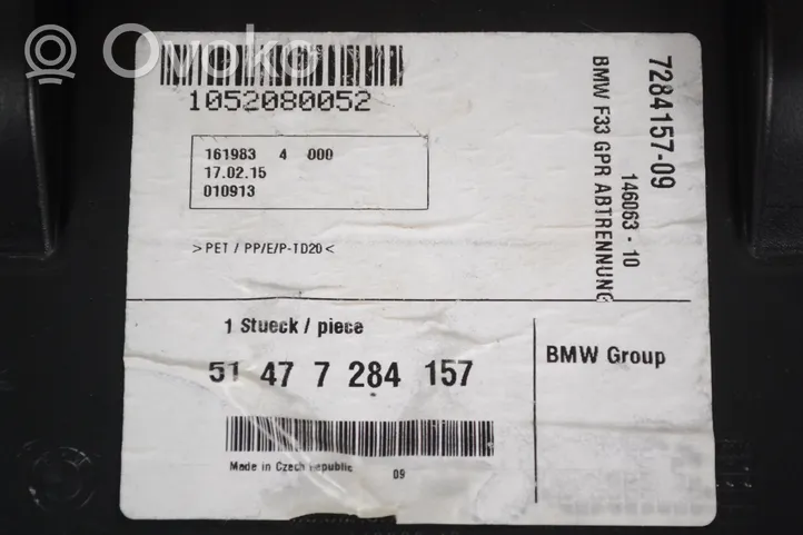 BMW 4 F32 F33 Garniture latérale de console centrale arrière 51477284157