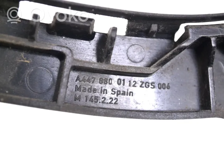 Mercedes-Benz Vito Viano W447 Staffa angolare del supporto di montaggio del paraurti A4478800112