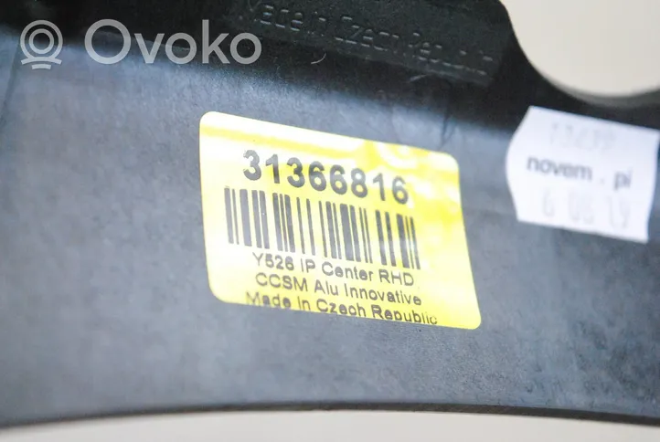 Volvo XC90 Ramka schowka deski rozdzielczej 31366816