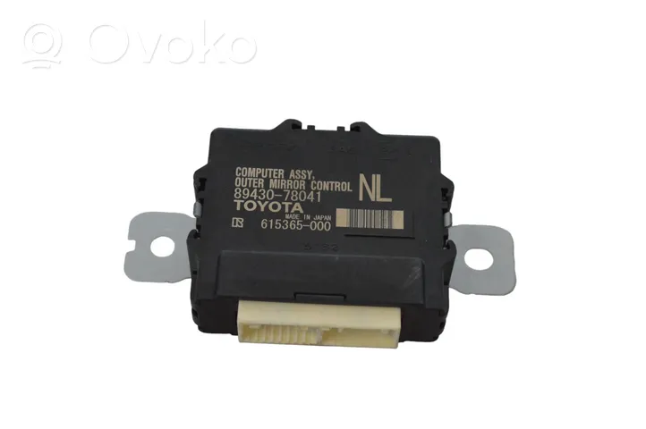 Lexus NX Module de commande rétroviseur latéral 8943078041