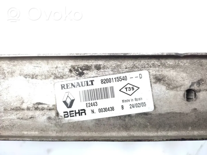 Renault Scenic RX Intercooler radiator 8200115540