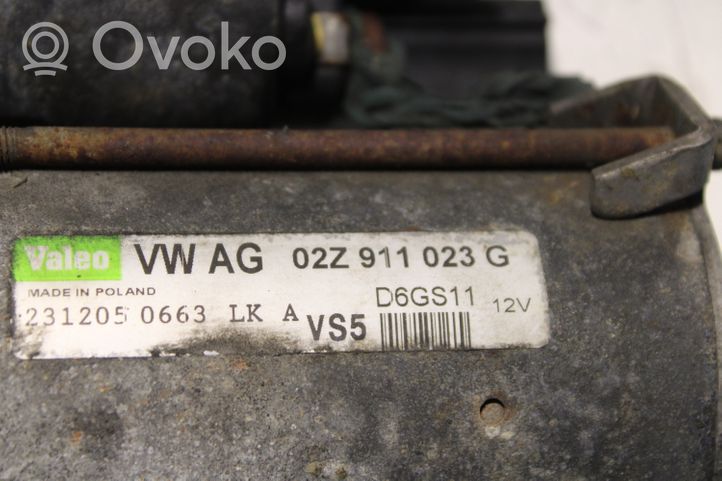 Volkswagen Eos Motor de arranque 02Z911023G