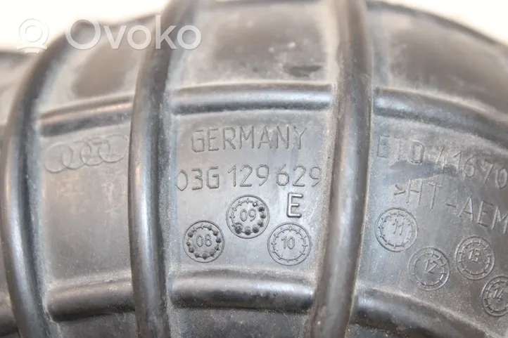 Audi A4 S4 B8 8K Rura / Wąż dolotowy powietrza turbiny 03G129629E