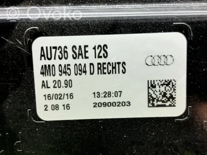 Audi Q7 4M Luci posteriori 4M0945094