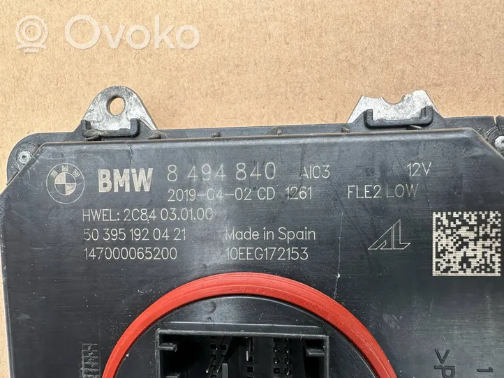 BMW 1 F20 F21 Module de ballast de phare Xenon 8494840