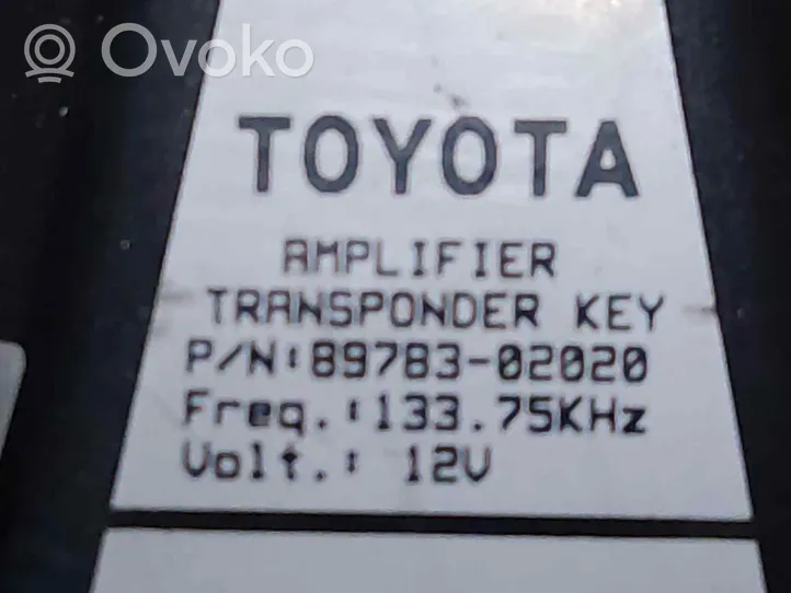Toyota Corolla E110 Chiave/comando di accensione (usato) 89783-02020