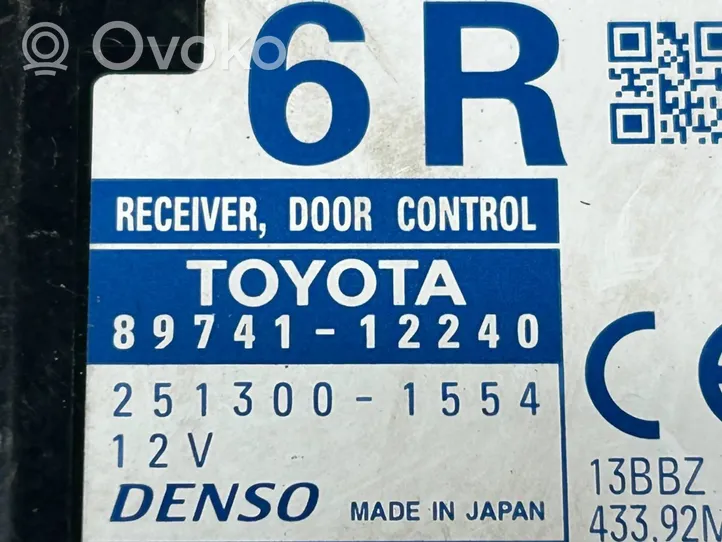 Toyota Corolla E140 E150 Unité de commande module de porte 8974112240