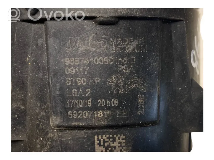 Citroen C4 II Picasso Światło przeciwmgłowe przednie 9687410080