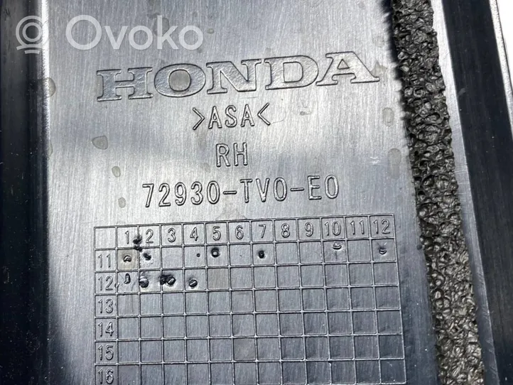 Honda Civic IX Takaoven lasin muotolista 72930TV0E0
