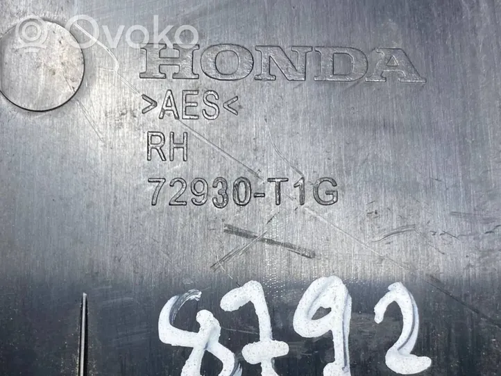 Honda CR-V Listwa / Uszczelka szyby drzwi tylnych 72930T1G