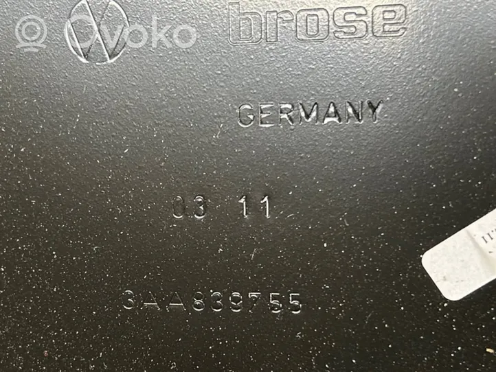 Volkswagen PASSAT B7 Elektryczny podnośnik szyby drzwi tylnych 3C0959795