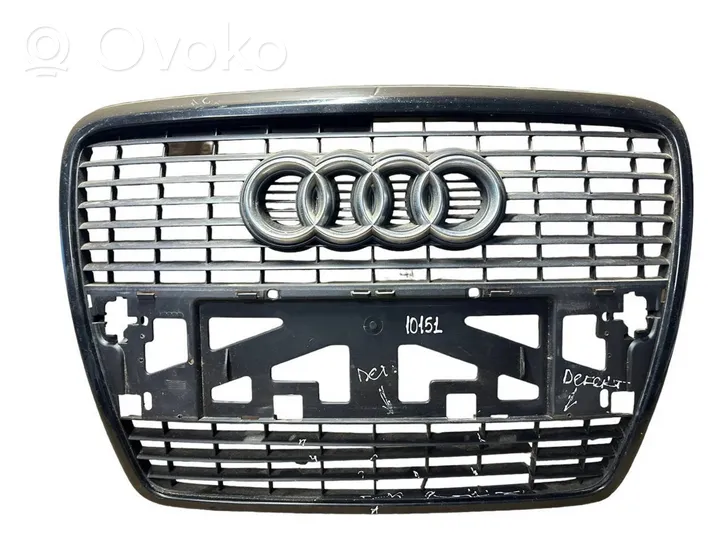 Audi A6 S6 C6 4F Grille calandre supérieure de pare-chocs avant 4F0853651