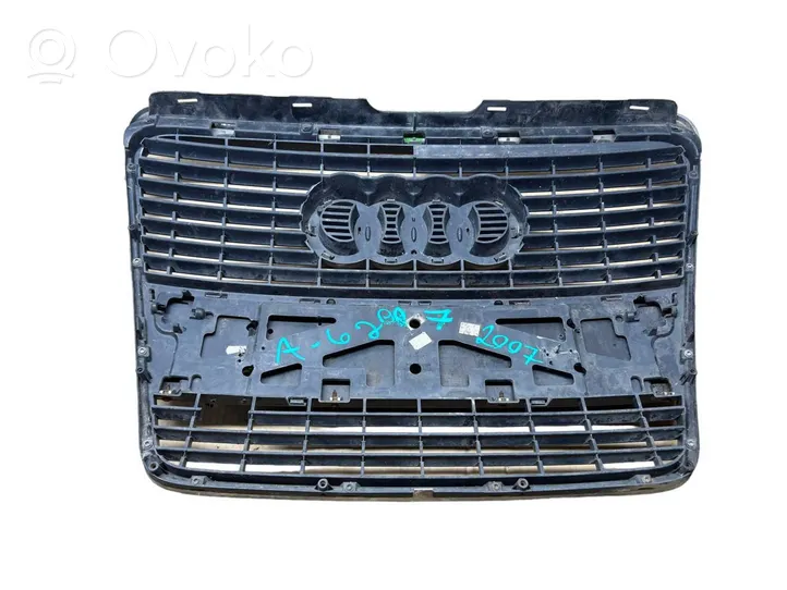 Audi A6 S6 C6 4F Grille calandre supérieure de pare-chocs avant 4F0853651