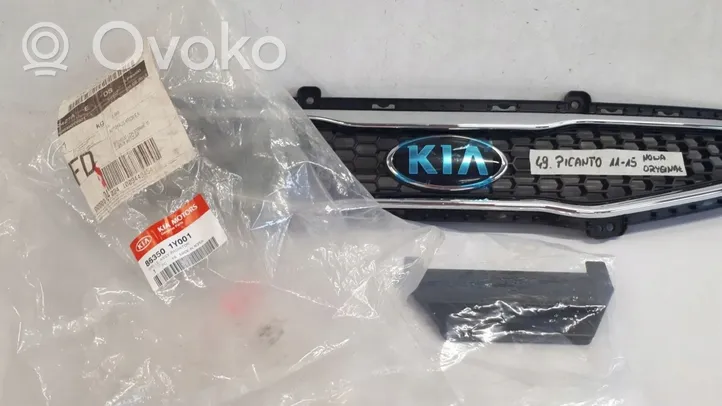 KIA Picanto Maskownica / Grill / Atrapa górna chłodnicy 863501Y001