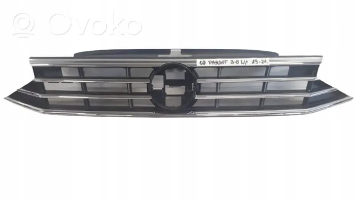 Volkswagen PASSAT B8 Maskownica / Grill / Atrapa górna chłodnicy 3G0853653K