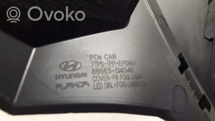 Hyundai i30 Mascherina inferiore del paraurti anteriore 