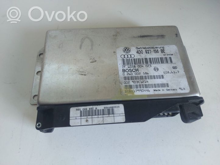 Audi A8 S8 D2 4D Unidad de control/módulo de la caja de cambios 4D0927156BE