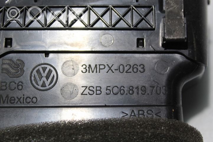 Volkswagen Jetta VI Garniture, panneau de grille d'aération latérale 5C6819703