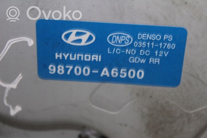 Hyundai i30 Motorino del tergicristallo del lunotto posteriore 98700A6500