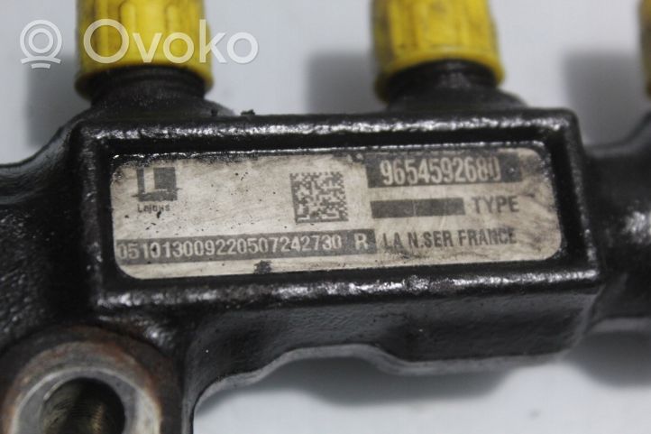 Ford C-MAX I Kraftstoffverteiler Einspritzleiste Verteilerrohr 9654592680