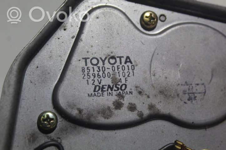 Toyota Corolla Verso E121 Moteur d'essuie-glace arrière 259600-1021