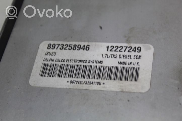 Opel Meriva A Centralina/modulo motore ECU 12227249