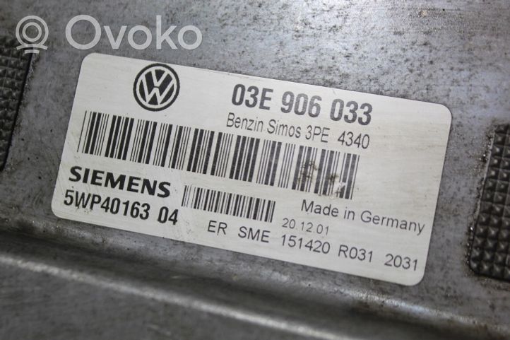 Volkswagen Polo Komputer / Sterownik ECU silnika 5WP40163