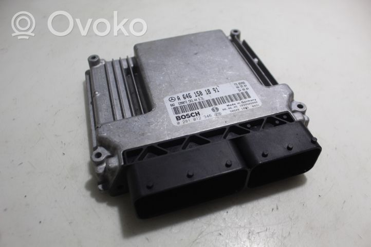 Mercedes-Benz E W211 Centralina/modulo motore ECU 0281012346