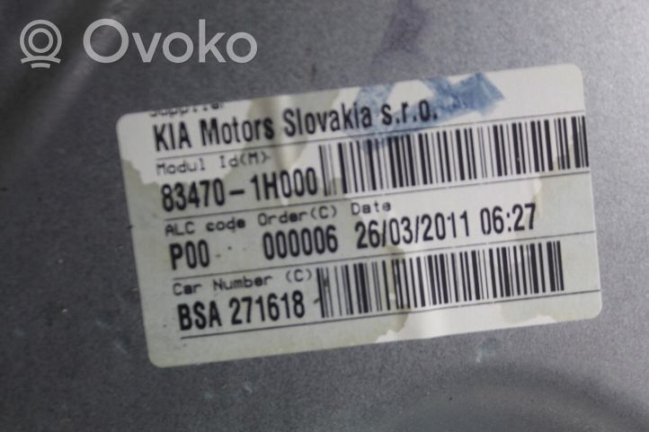 KIA Ceed Mechanizm podnoszenia szyby tylnej bez silnika 