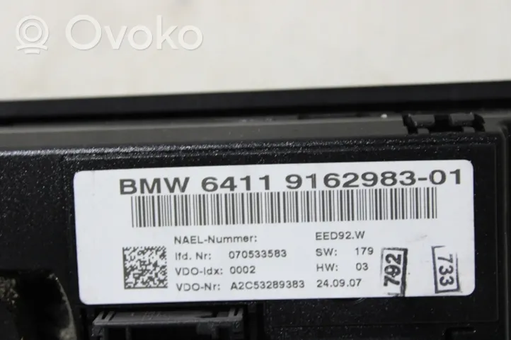 BMW 3 E90 E91 Sisätuulettimen ohjauskytkin 