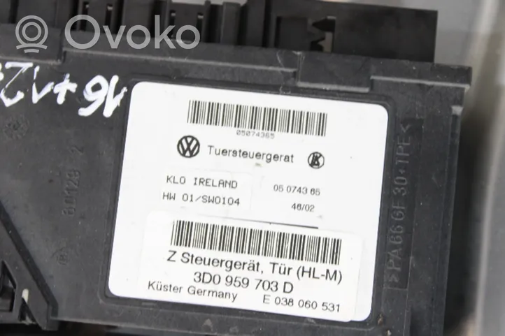 Volkswagen Phaeton Takaikkunan nostomekanismi ilman moottoria 
