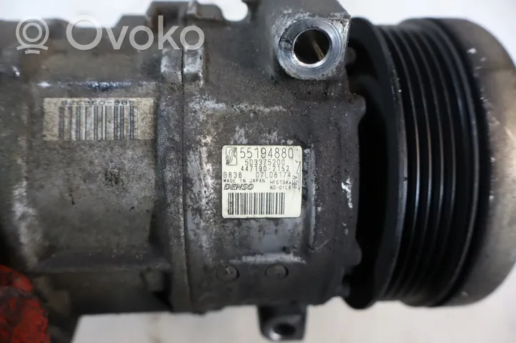 Fiat Grande Punto Air conditioning (A/C) compressor (pump) 447190-2152