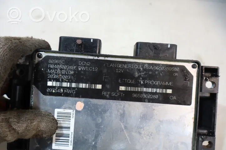 Citroen Berlingo Komputer / Sterownik ECU silnika 