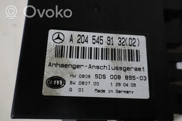 Mercedes-Benz C AMG W204 Priekabos kablio valdymo blokas 