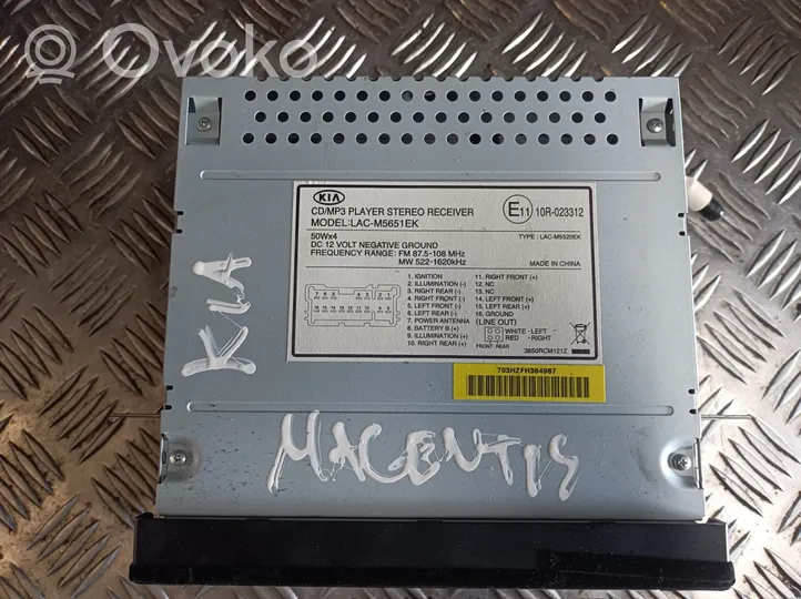 KIA Magentis Radija/ CD/DVD grotuvas/ navigacija M5651EK