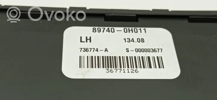 Toyota Aygo AB10 Centrālās atslēgas vadības bloks 897400H011