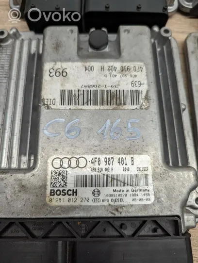 Audi A6 S6 C6 4F Variklio valdymo blokas 4F0907401B