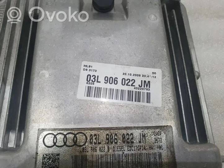 Audi A4 S4 B8 8K Komputer / Sterownik ECU i komplet kluczy 03L906022JM