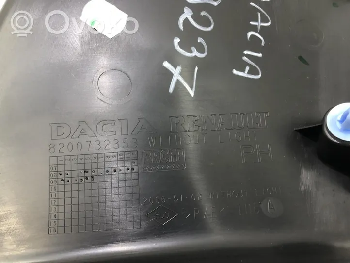 Dacia Sandero Revestimiento lateral del maletero/compartimento de carga 
