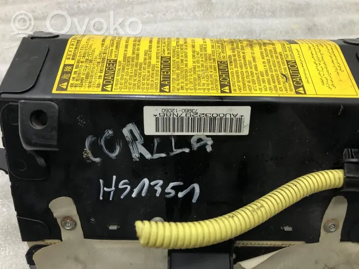 Toyota Corolla E90 Poduszka powietrzna Airbag pasażera 