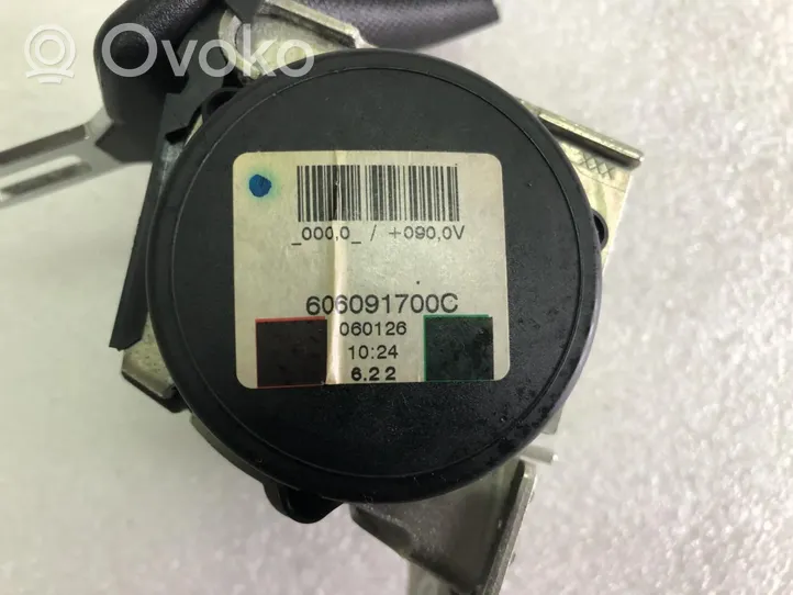 BMW 3 E90 E91 Ceinture de sécurité arrière centrale (siège) 606091700C