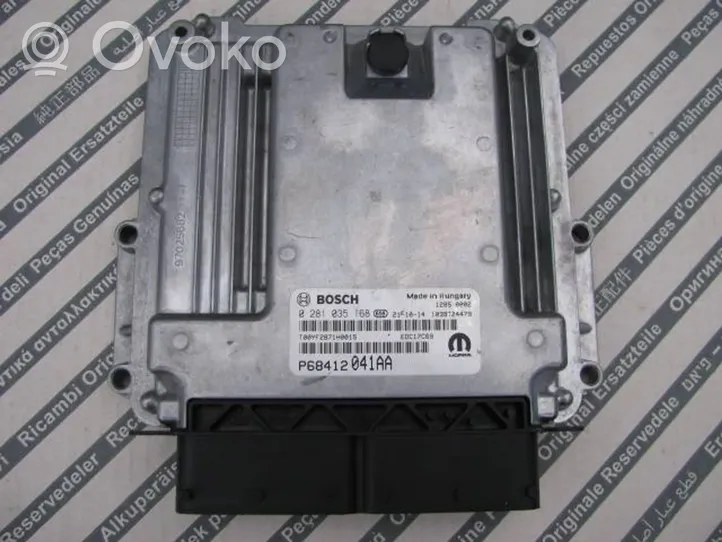 Jeep Compass Unité de commande, module ECU de moteur 0281035168