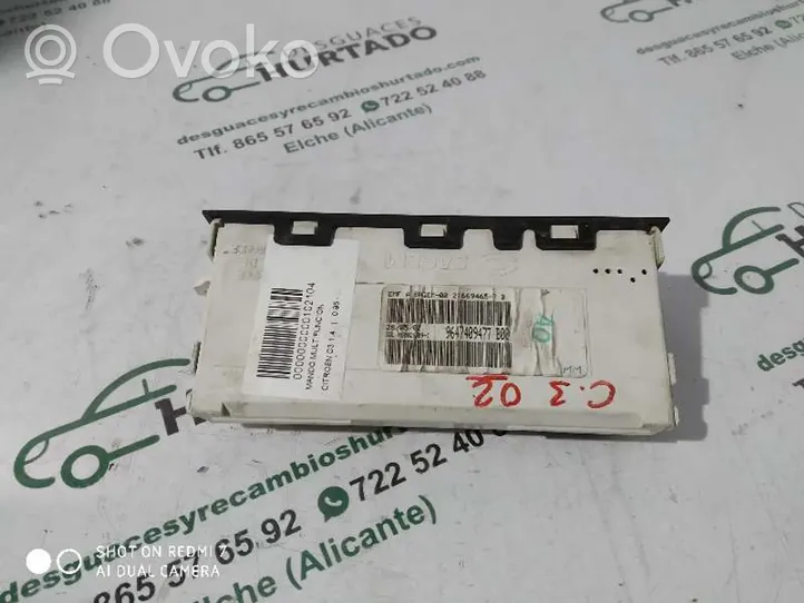 Citroen C3 Monitor / wyświetlacz / ekran 9647409477