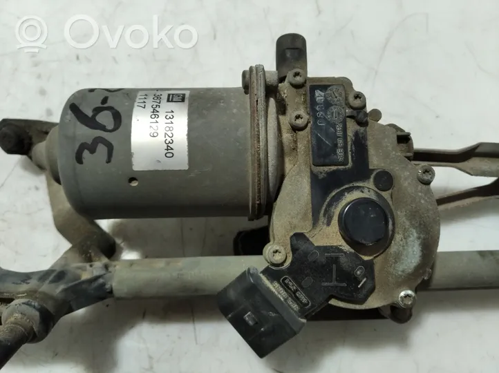 Opel Corsa D Motor y varillaje del limpiaparabrisas delantero 367546129