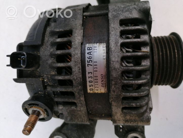Chrysler Sebring (JS) Generator/alternator 05033
