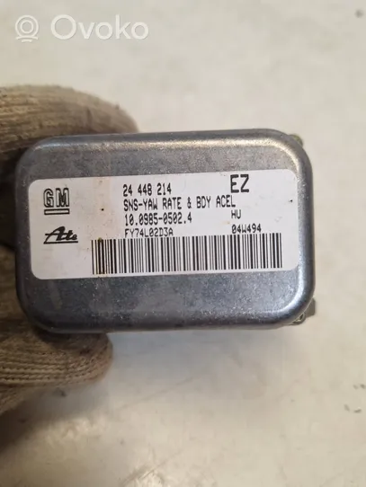 Opel Astra H ESP acceleration yaw rate sensor 24448214