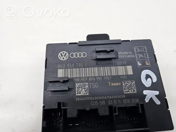 Audi Q5 SQ5 Unité de commande module de porte 8K0959795F